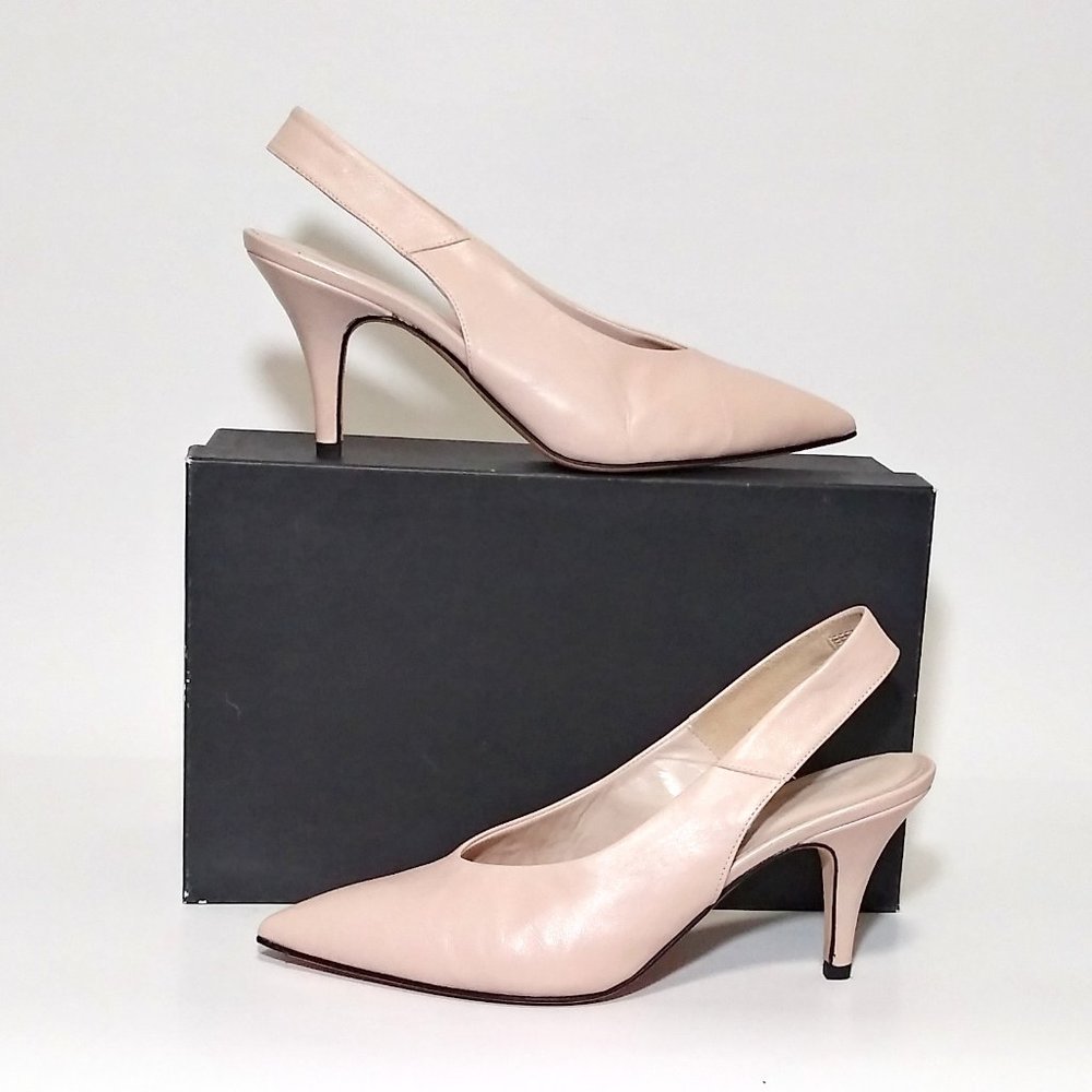 IRIS & INK | Leather Slingback Pumps